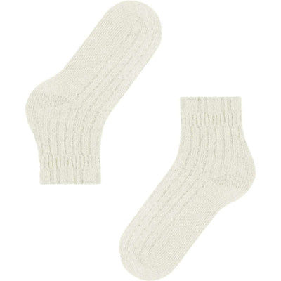 Falke White Rib Bed Socks