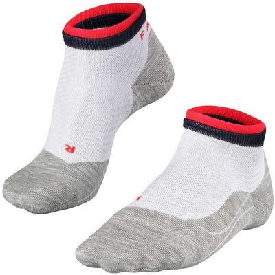 Falke White Running 4 Short Bulges Sneaker Socks