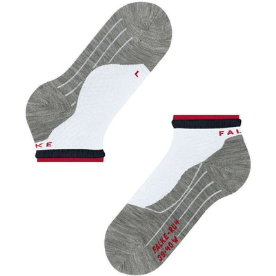 Falke White Running 4 Short Bulges Sneaker Socks