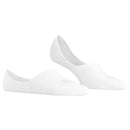 Falke White Step High Cut No Show Socks