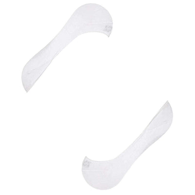 Falke White Step Medium Cut No Show Boxed Socks