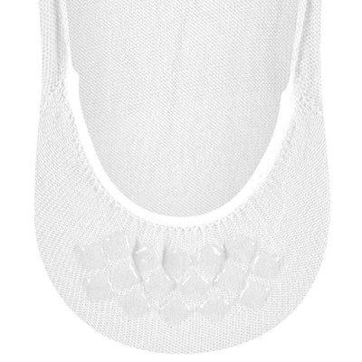Falke White Step Medium Cut No Show Socks