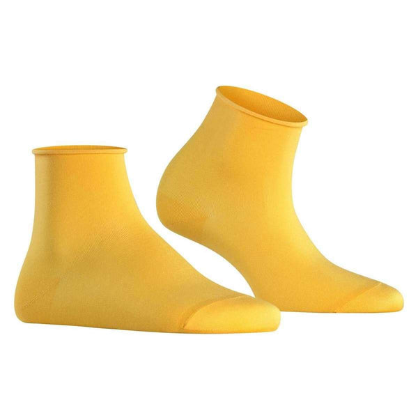 Falke Yellow Cotton Touch Short Socks