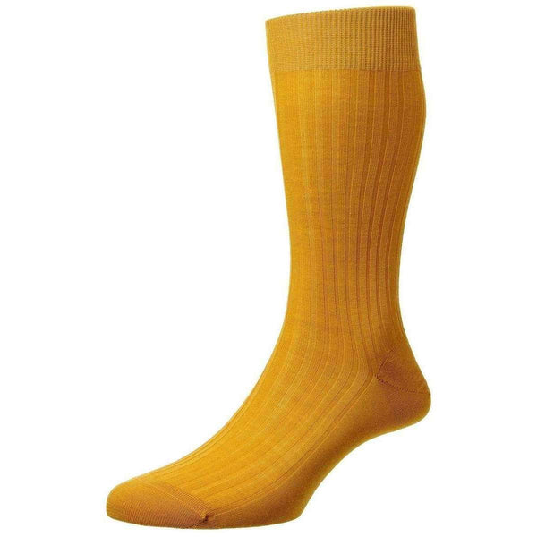 Pantherella Gold Laburnum Merino Wool Socks