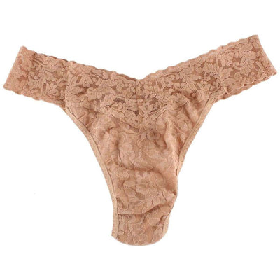 Hanky Panky Beige Signature Lace Original Rise Thong