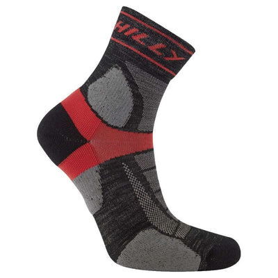 Hilly Black Trail Anklet Med Socks