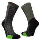 Hilly Khaki Active Crew Min Socks