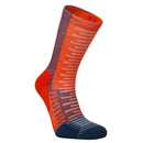 Hilly Orange Active Crew Min Socks