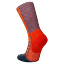 Hilly Orange Active Crew Min Socks