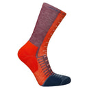 Hilly Orange Active Crew Min Socks