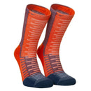 Hilly Orange Active Crew Min Socks