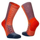 Hilly Orange Active Crew Min Socks