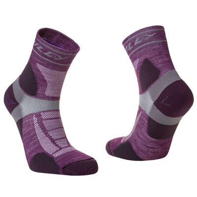 Hilly Purple Trail Anklet Med Socks