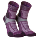 Hilly Purple Trail Anklet Med Socks