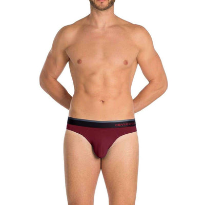 Obviously Burgundy PrimeMan AnatoMAX Hipster Brief
