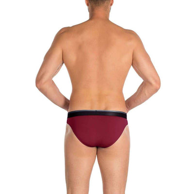 Obviously Burgundy PrimeMan AnatoMAX Hipster Brief