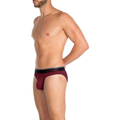 Obviously Burgundy PrimeMan AnatoMAX Hipster Brief