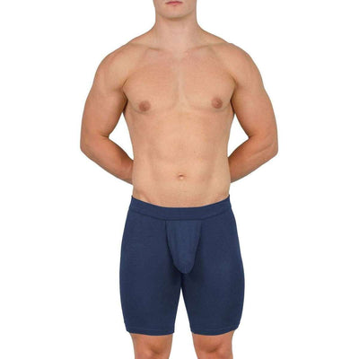 Obviously Navy EliteMan Boxer Brief 9inch Leg