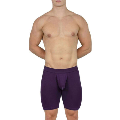 Obviously Purple EliteMan Boxer Brief 9inch Leg