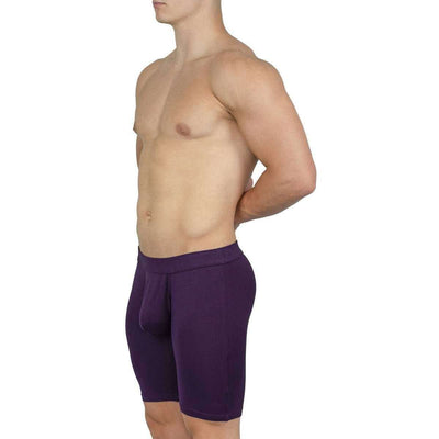 Obviously Purple EliteMan Boxer Brief 9inch Leg