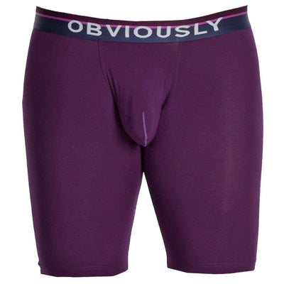 Obviously Purple PrimeMan AnatoMAX Boxer Brief 9inch Leg