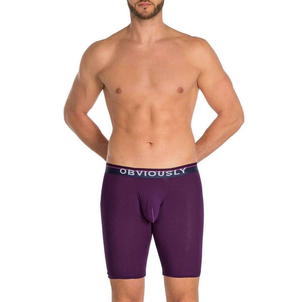 Obviously Purple PrimeMan AnatoMAX Boxer Brief 9inch Leg