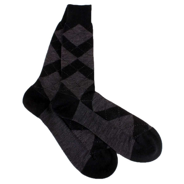 Pantherella Black Abdale Socks