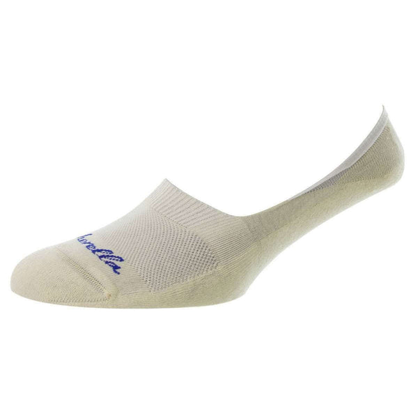 Pantherella Cream Stride Invisible Cushion Sole Socks