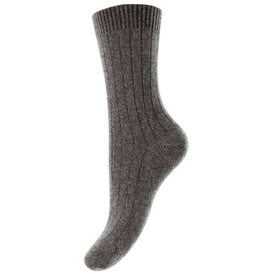 Pantherella Grey Tabitha Cashmere Socks