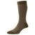 Pantherella Khaki Fabian Cotton Fil D'Ecosse Herringbone Socks