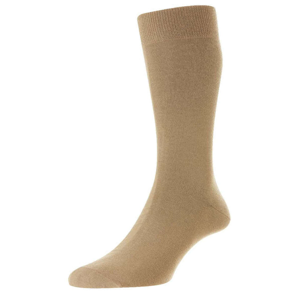 Pantherella Khaki Tavener Egyptian Cotton Socks