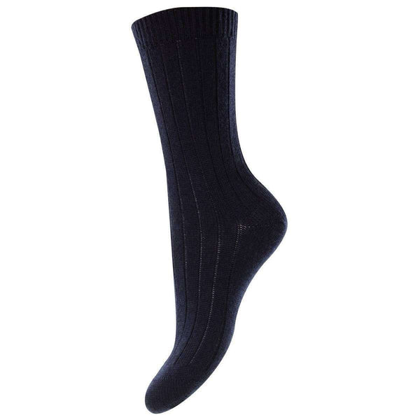 Pantherella Navy Rachel Merino Wool Socks